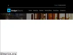 Sites similar to thebudgetelectric.com