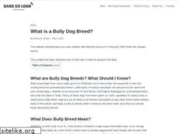 Sites similar to thebullybreeds.com