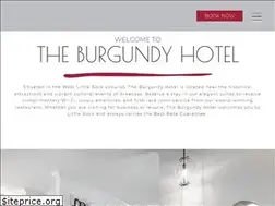 Sites similar to theburgundyhotel.com