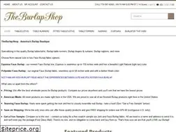 Sites similar to theburlapshop.com