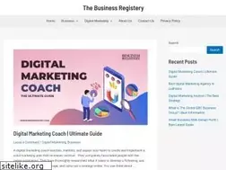Sites similar to thebusinessregistery.com