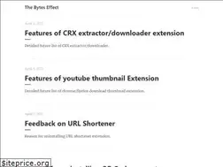 Sites similar to thebyteseffect.com