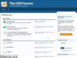 Sites similar to thecadforums.com