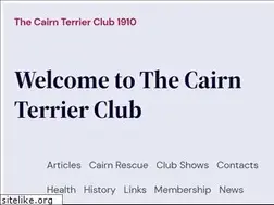 Sites similar to thecairnterrierclub.co.uk