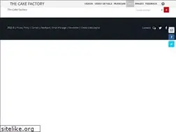 Sites similar to thecakefactory.net