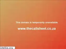 Sites similar to thecallsheet.co.za