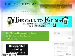 Sites similar to thecalltofatima.wordpress.com