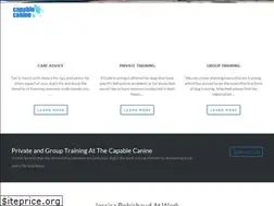 Sites similar to thecapablecanine.com