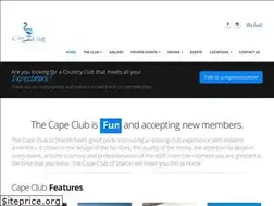 Sites similar to thecapeclubofsharon.com