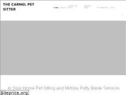 Sites similar to thecarmelpetsitter.com
