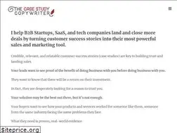 Sites similar to thecasestudycopywriter.com