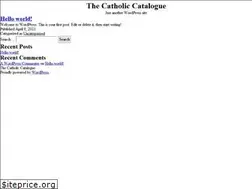 Sites similar to thecatholiccatalogue.com
