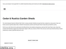 Sites similar to thecedarshed.co.nz