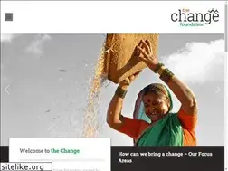 Sites similar to thechangefoundation.org.in