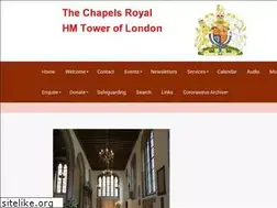 Sites similar to thechapelsroyalhmtoweroflondon.org.uk