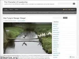 Sites similar to thecharacterofleadership.com