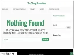 Sites similar to thecheaprevolution.com
