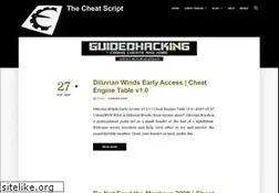 Sites similar to thecheatscript.com