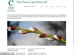 Sites similar to thecicerolawfirm.com