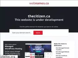 Sites similar to thecitizen.ca