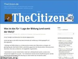 Sites similar to thecitizen.de