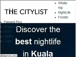 Sites similar to thecitylist.my