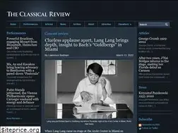 Sites similar to theclassicalreview.com