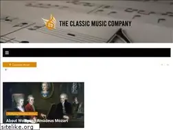 Sites similar to theclassicmusiccompany.com