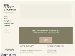 Sites similar to theclosetshoppersantacruz.com