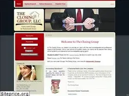Sites similar to theclosinggroup.biz