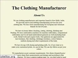 Sites similar to theclothingmanufacturer.com