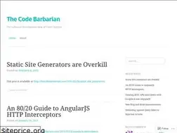 Sites similar to thecodebarbarian.wordpress.com