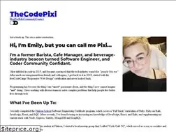 Sites similar to thecodepixi.dev