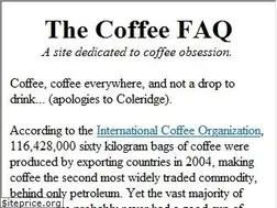 Sites similar to thecoffeefaq.com