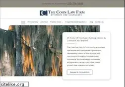 Sites similar to thecohnlawfirm.com