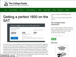 Sites similar to thecollegepanda.com