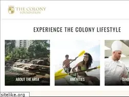 Sites similar to thecolonyfoundation.com