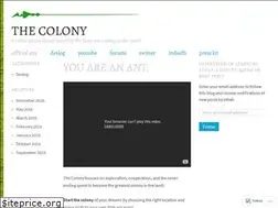 Sites similar to thecolonygame.com