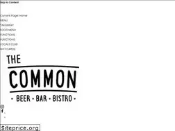 Sites similar to thecommonbistro.com.au