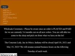 Sites similar to theconcretelady.com