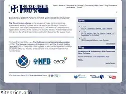 Sites similar to theconstructionalliance.org