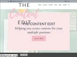 Sites similar to thecontentedit.com