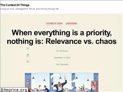 Sites similar to thecontextofthings.com