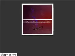 Sites similar to thecontinuumensemble.co.uk