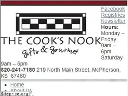 Sites similar to thecooksnookmcpherson.com