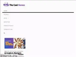 Sites similar to thecoolnames.com