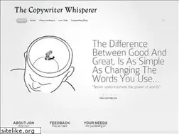 Sites similar to thecopywriterwhisperer.com