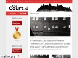 Sites similar to thecourt.ca