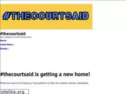 Sites similar to thecourtsaid.org