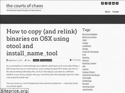 Sites similar to thecourtsofchaos.com